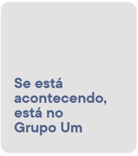 Se está acontendo, está no grupo um